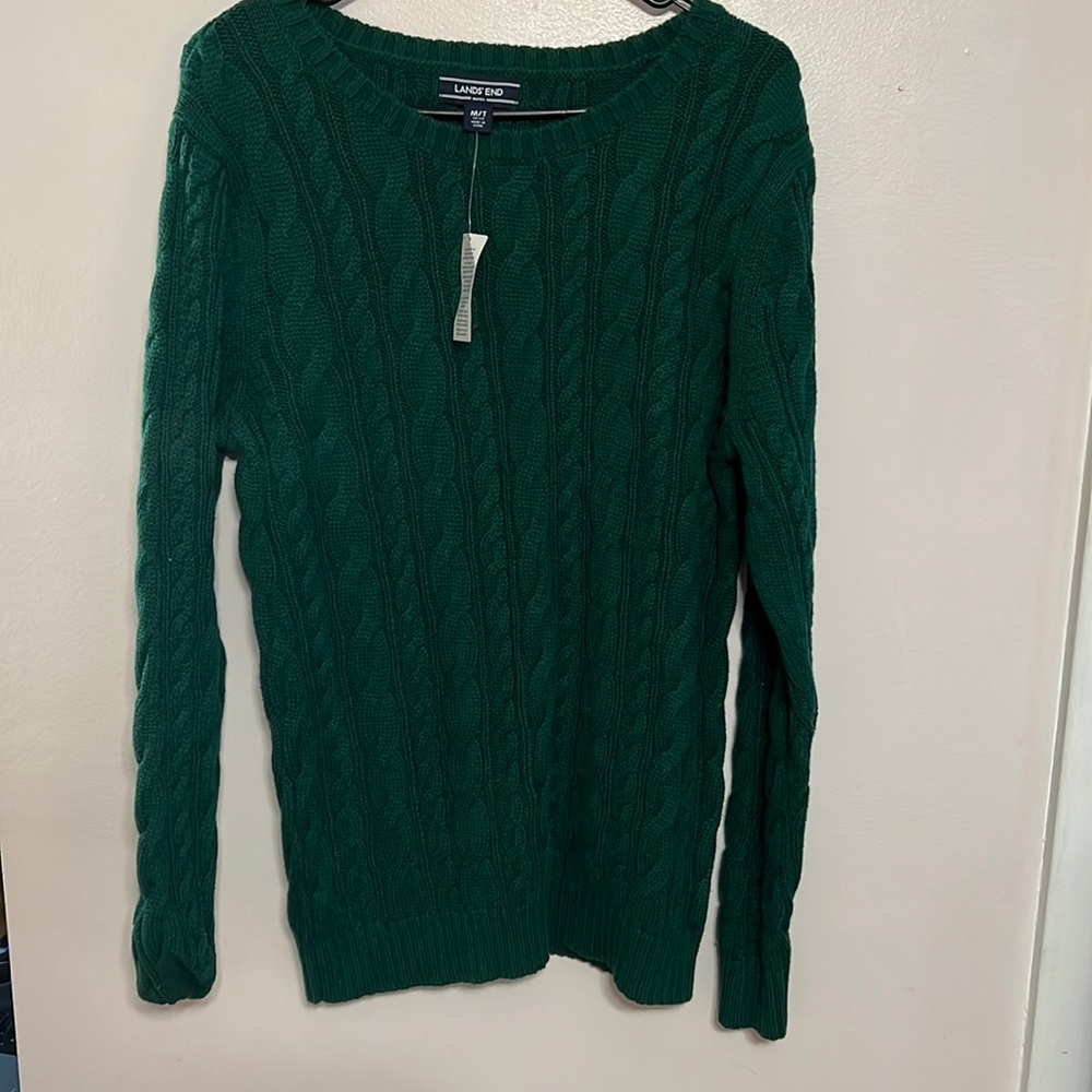 Lands' End Cable Knit Sweater